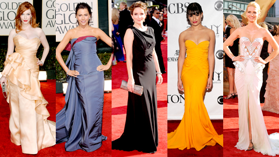 Christina Hendricks, Sofia Vergara, Tina Fey, Lea Michele, January Jones Christina Hendricks, Sofia Vergara, Tina Fey, Lea Michele, January Jones